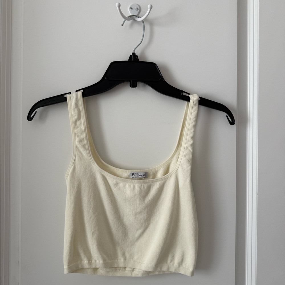 Zara Cream Crop Top